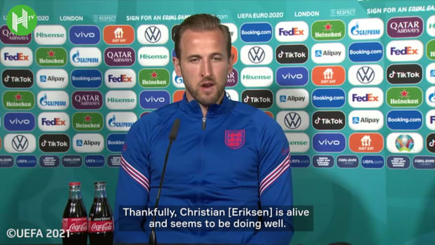 Harry Kane: 'Christian Eriksen is in the hearts of the whole football family'